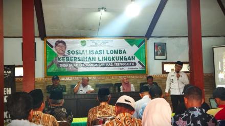 Desa Jajar Gelar Sosialisasi Lomba Kebersihan Lingkungan